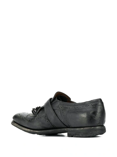 Shop Church's Men's Black Leather Monk Strap Shoes