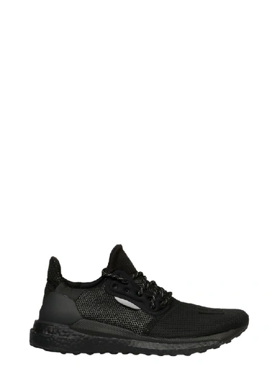 Shop Adidas Originals By Pharrell Williams Adidas By Pharrell Williams Men's Black Fabric Sneakers