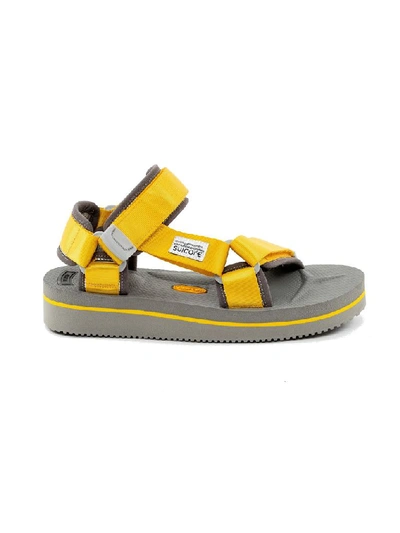 Shop Suicoke Men's Yellow Polyester Sandals