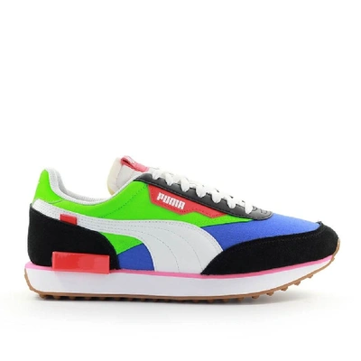 Shop Puma Men's Multicolor Leather Sneakers