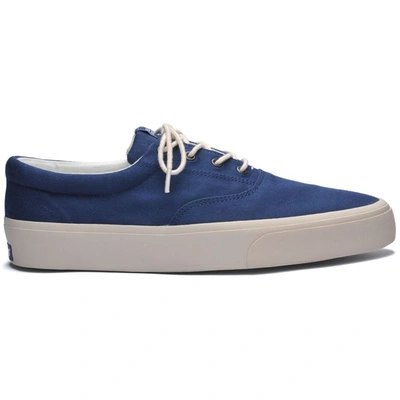 Shop Sebago Men's Blue Cotton Sneakers