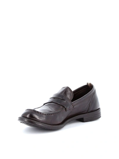 Shop Officine Creative Men's Brown Leather Loafers