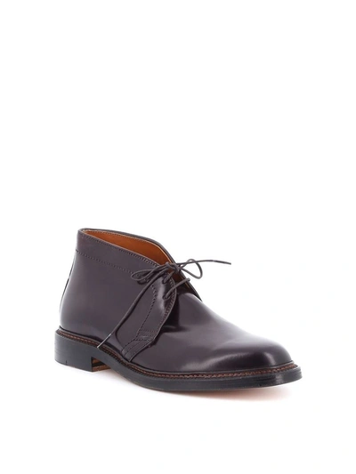 Shop Alden Shoe Company Alden Men's Burgundy Leather Ankle Boots