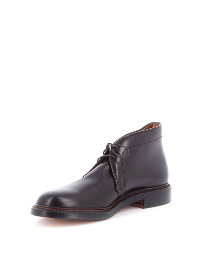 Shop Alden Shoe Company Alden Men's Burgundy Leather Ankle Boots
