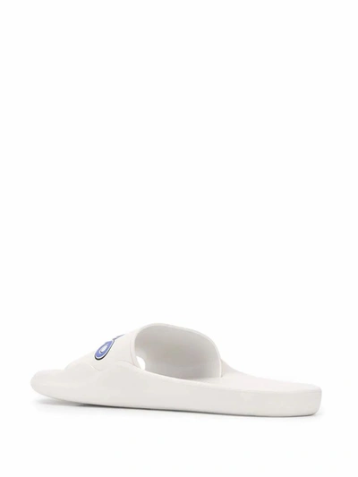 Shop Kenzo Men's White Rubber Sandals