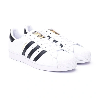 Shop Adidas Originals Adidas Men's White Polyurethane Sneakers