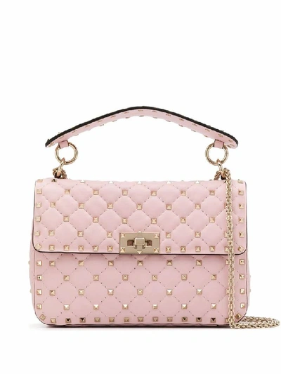 Shop Valentino Women's Pink Leather Handbag