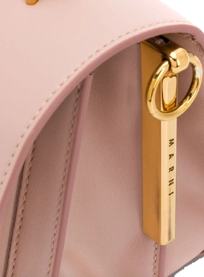 Shop Marni Women's Pink Leather Handbag
