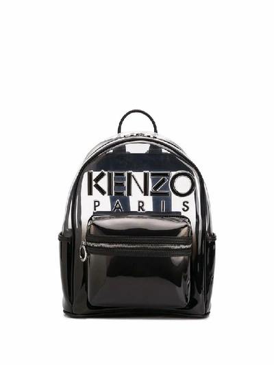 Shop Kenzo Women's Black Pvc Backpack
