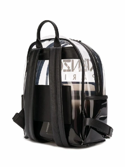 Shop Kenzo Women's Black Pvc Backpack