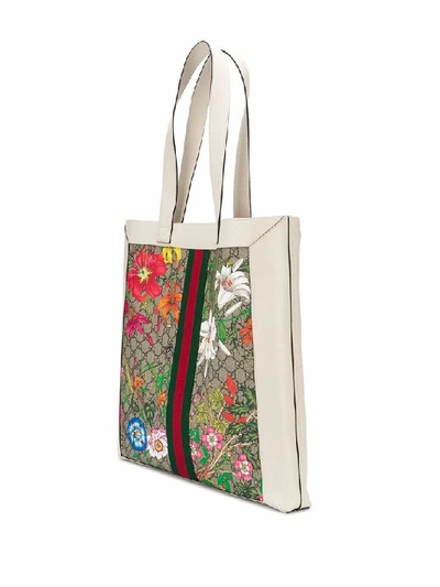 Shop Gucci Women's White Polyurethane Tote