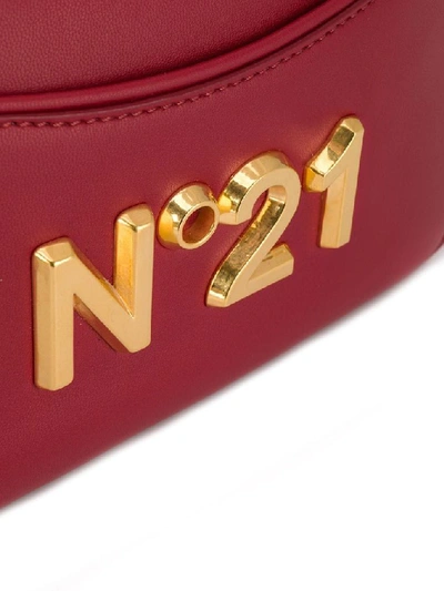 Shop N°21 Women's Red Faux Leather Shoulder Bag