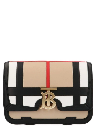 Shop Burberry Women's Multicolor Leather Shoulder Bag