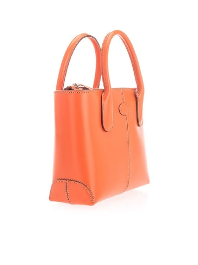 Shop Tod's Women's Orange Leather Handbag