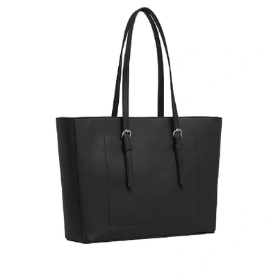 Shop Calvin Klein Women's Black Leather Tote