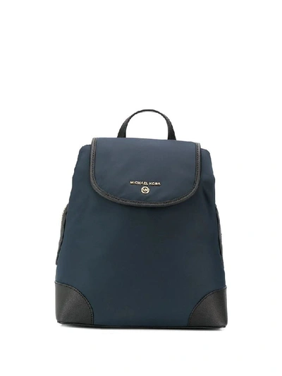 Shop Michael Kors Women's Blue Polyamide Backpack