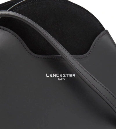 Shop Lancaster Paris Women's Black Leather Shoulder Bag