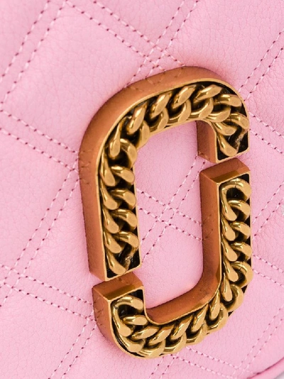 Shop Marc Jacobs Women's Pink Leather Shoulder Bag