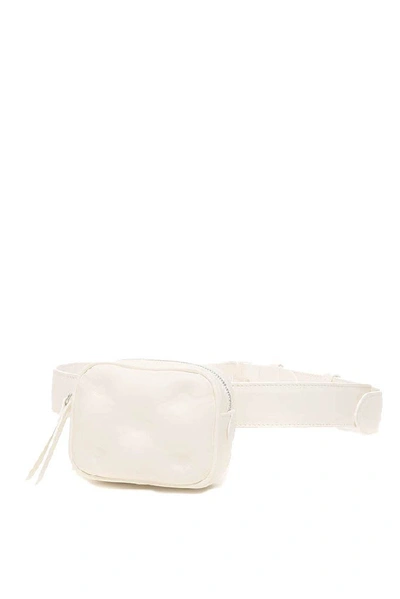 Shop Maison Margiela Women's White Leather Belt Bag