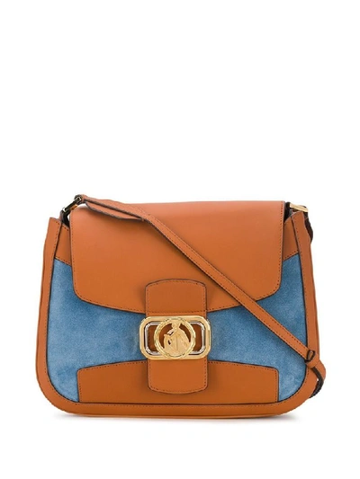 Shop Lanvin Women's Multicolor Leather Shoulder Bag