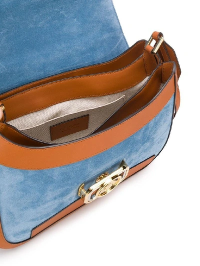 Shop Lanvin Women's Multicolor Leather Shoulder Bag