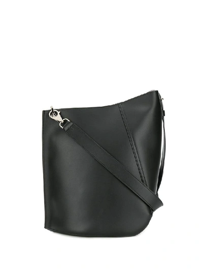 Shop Lanvin Women's Black Leather Shoulder Bag