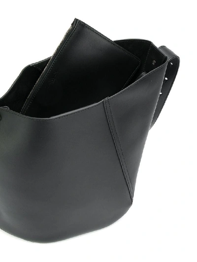 Shop Lanvin Women's Black Leather Shoulder Bag