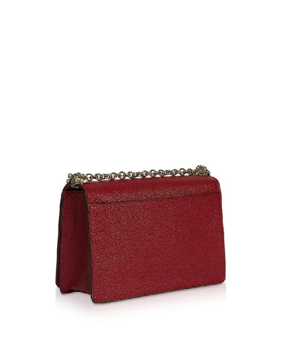 Shop Furla Women's Red Leather Shoulder Bag