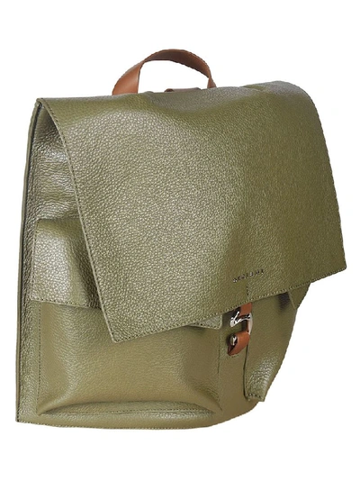 Shop Orciani Women's Green Leather Backpack