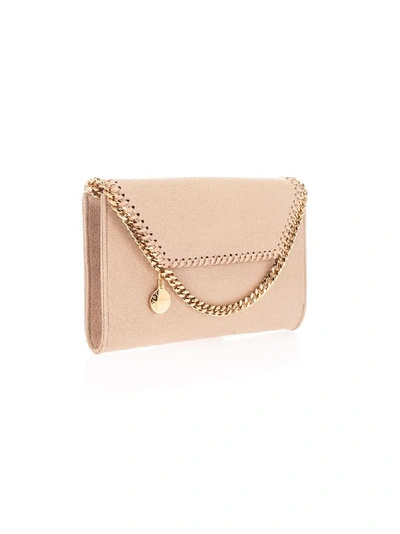 Shop Stella Mccartney Women's Pink Synthetic Fibers Shoulder Bag