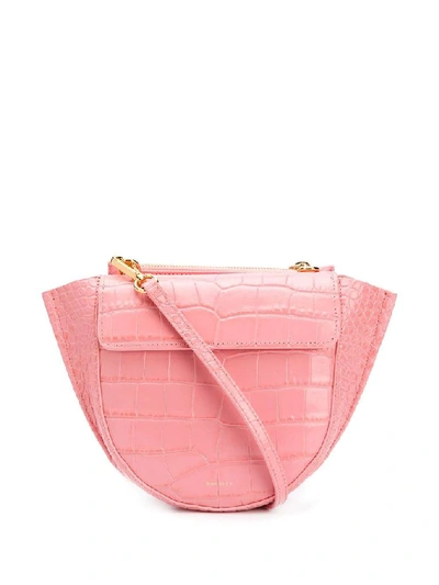 Shop Wandler Women's Pink Leather Handbag