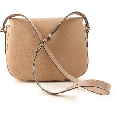 Shop Tod's Women's Beige Leather Shoulder Bag