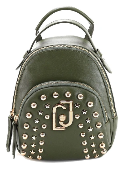 Shop Liu •jo Liu Jo Women's Green Faux Leather Backpack
