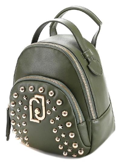 Shop Liu •jo Liu Jo Women's Green Faux Leather Backpack