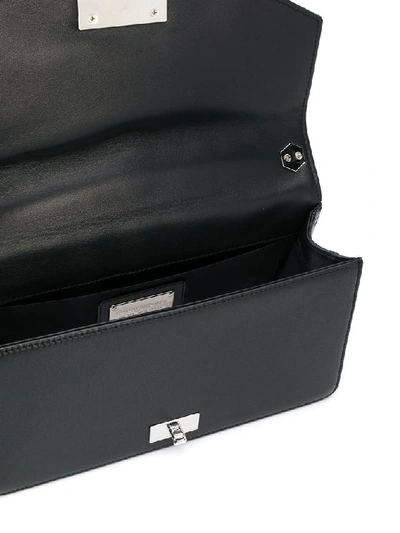 Shop Philipp Plein Women's Black Leather Shoulder Bag