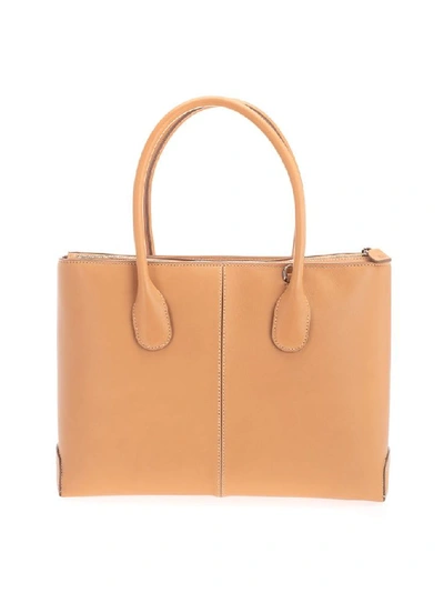 Shop Tod's Women's Beige Leather Handbag