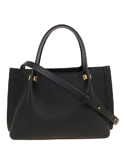 Shop Valentino Garavani Women's Black Leather Handbag