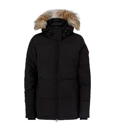 Canada Goose Chelsea Fur-hood Parka Coat In Black | ModeSens