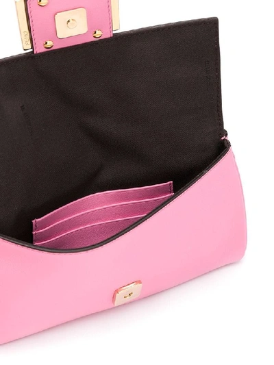 Shop Fendi Women's Pink Leather Shoulder Bag