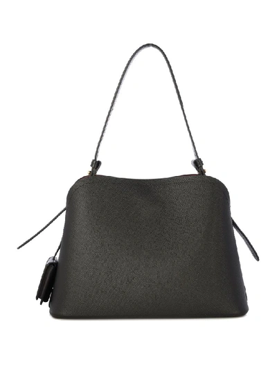 Shop Prada Women's Black Leather Shoulder Bag