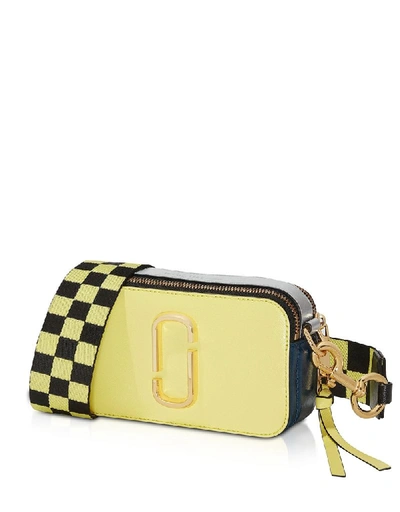 Shop Marc Jacobs Women's Yellow Leather Shoulder Bag