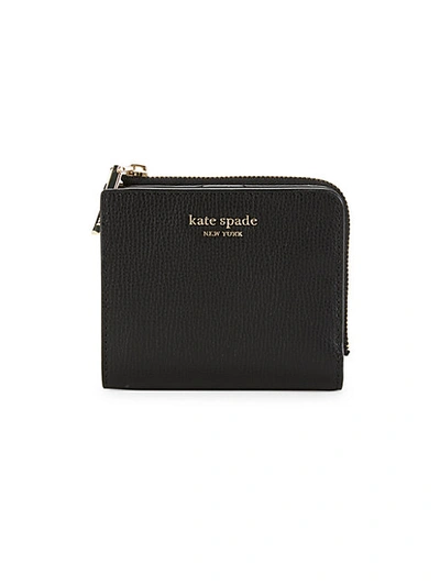 Shop Kate Spade Sylvia Small Bi-fold Wallet In Black