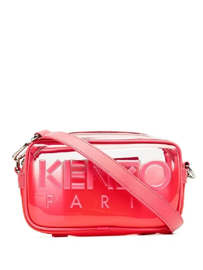 Shop Kenzo Women's Red Polyurethane Shoulder Bag