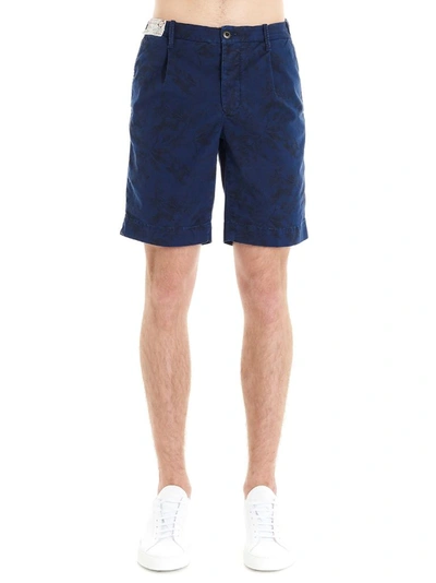 Shop Incotex Men's Multicolor Cotton Shorts