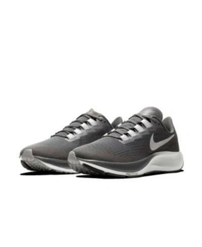 Shop Nike Men's Air Zoom Pegasus 37 Running Sneakers From Finish Line In Irngry/lts
