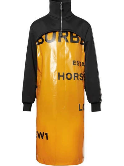 Shop Burberry Men's Yellow Polyester Coat