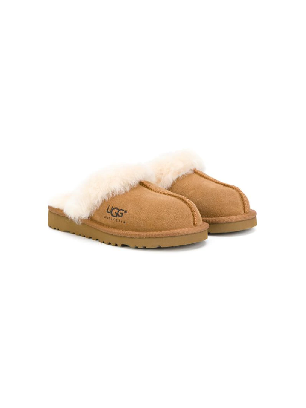 Ugg Kids' Backless Slippers In Brown 