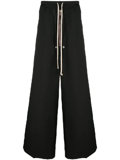 Shop Rick Owens Jumbo Bela Wide-leg Trousers In Black