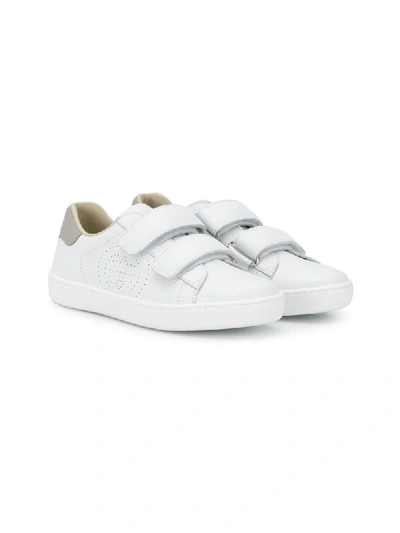 Shop Gucci Ace Low Top Sneakers In White