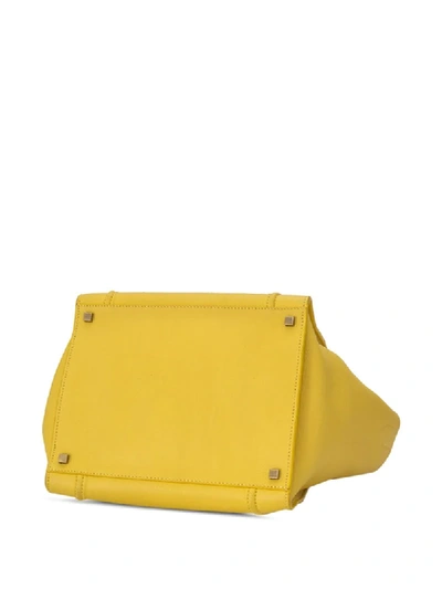 Pre-owned Celine  Phantom Tote Bag In Yellow